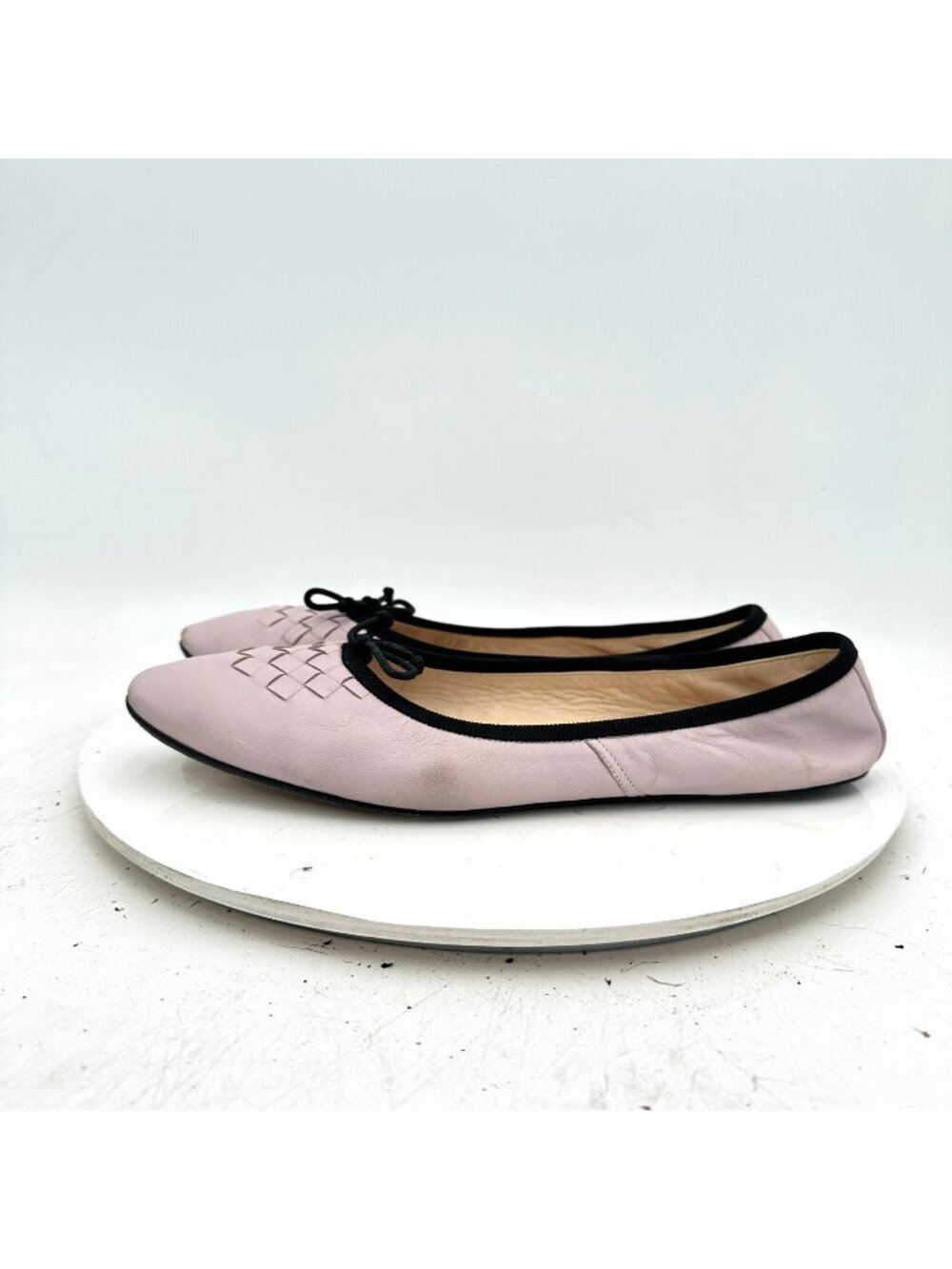 Bottega Veneta Pic Nic Women Size Eu 40 US 10 Light Pink Leather Flat Shoes